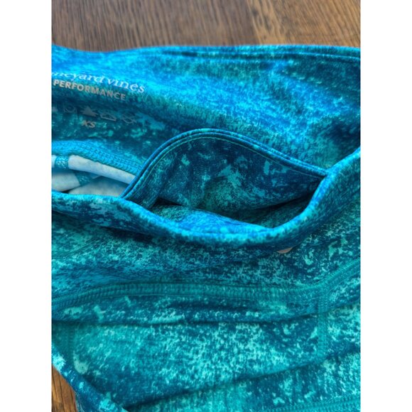 Vineyard Vines Womens XS Performance Leggings Teal/Blue Athletic Wear - Picture 6 of 8